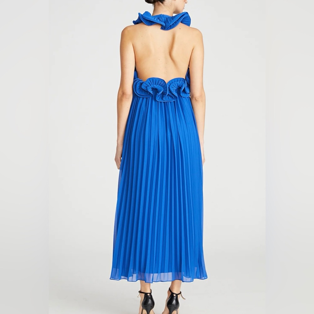 AMUR blue Meray Maxi Dress sz 4 - Picture 2 of 5